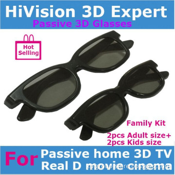 Passive Real D or MasterImage circular polariezd 3d glasses